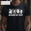 Inclusion Isn T Scary Halloween Funny T Shirt