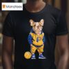 Indiana Pacers X French Bulldog Hoop Dogs T Shirt
