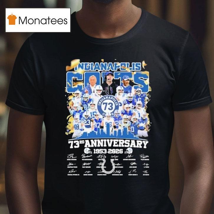 Indianapolis Colts Rd Anniversary Team Players T Shirt Indianapolis Colts Rd Anniversary Team Players T Shirt