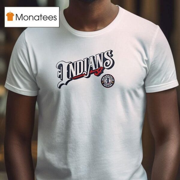 Indianapolis Indians Logo Wordmark T Shirt