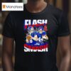 Jaxson Dart And Cam Skattebo Flash And Smash New York Giants Football Cartoon T Shirt