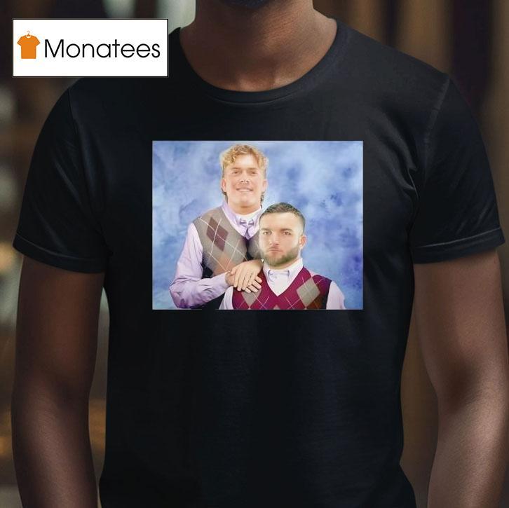 Jaxson Dart And Cam Skattebo New York Giants Step Brothers T Shirt Jaxson Dart And Cam Skattebo New York Giants Step Brothers T Shirt