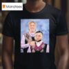 Jaxson Dart And Cameron Skattebo Step Brothers New York Giants T Shirt
