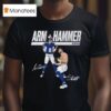 Jaxson Dart Cam Skattebo Arm Hammer Signatures T Shirt
