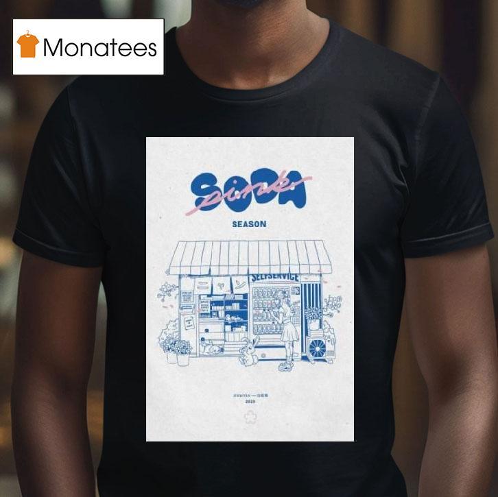Jennyan Soda Pink Season T Shirt Jennyan Soda Pink Season T Shirt