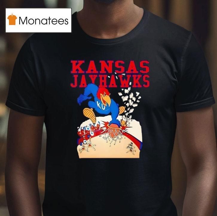 Kansas Jayhawks Slam Dunk T Shirt Kansas Jayhawks Slam Dunk T Shirt