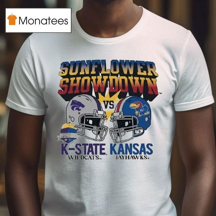 Kansas Jayhawks Vs K State Wildcats Th Annual Sunflower Showdown T Shirt Kansas Jayhawks Vs K State Wildcats Th Annual Sunflower Showdown T Shirt