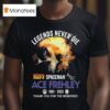 Kiss Ace Frehley Spaceman Legends Never Die Thank You For The Memories Signature T Shirt