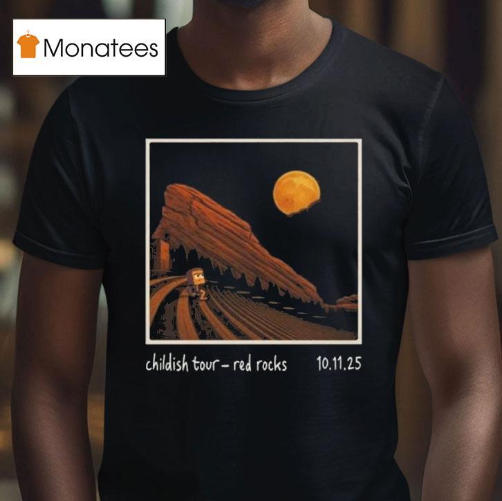 Lane Childish Tour Morrison Colorado Red Rocks Oct T Shirt Lane Childish Tour Morrison Colorado Red Rocks Oct T Shirt