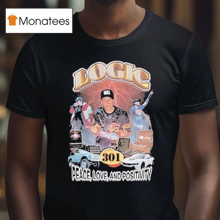 Logic Peace Love And Positivity Swap Meet T Shirt Logic Peace Love And Positivity Swap Meet T Shirt