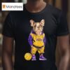 Los Angeles Lakers X Bulldog Hoop Dogs T Shirt