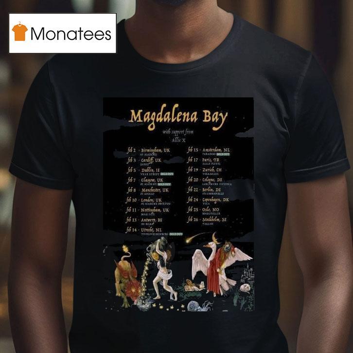 Magdalena Bay Europe Feb Even T Shirt Magdalena Bay Europe Feb Even T Shirt