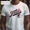 Miami Heat Eastern Conference Champions Locker Room Baseline T Shirt