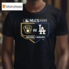 Milwaukee Brewers Vs Los Angeles Dodgers National League Championship Series Batter S Box Baseball T Shirt