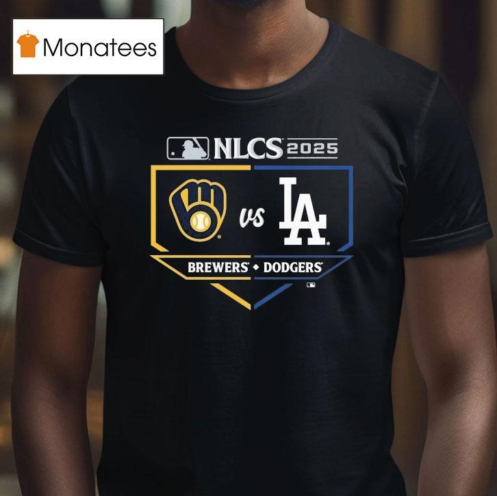 Milwaukee Brewers Vs Los Angeles Dodgers National League Championship Series Batter S Box Baseball T Shirt Milwaukee Brewers Vs Los Angeles Dodgers National League Championship Series Batter S Box Baseball T Shirt