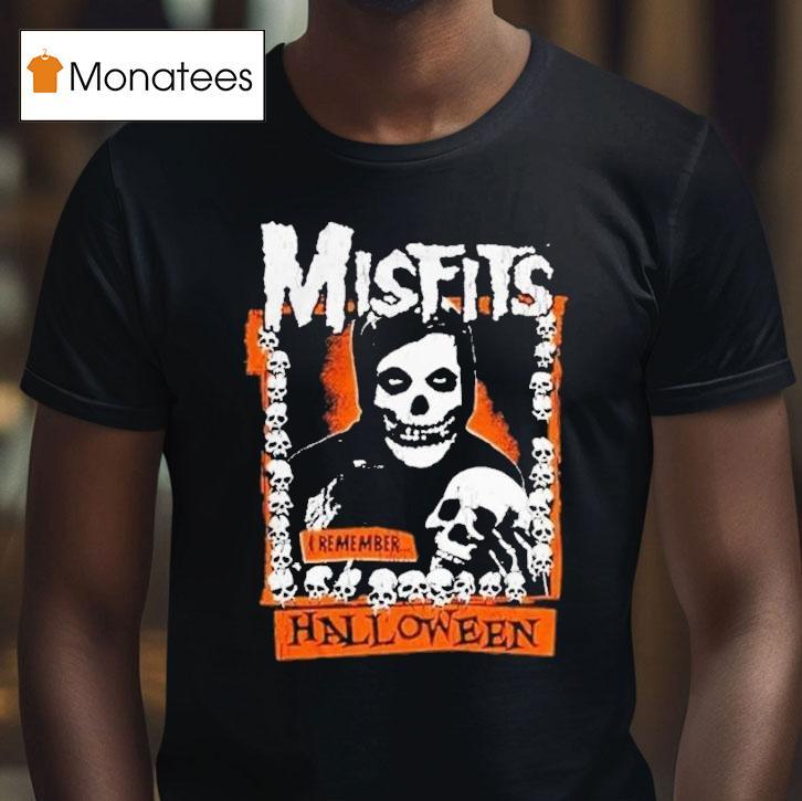 Misfits Remember Halloween T Shirt Misfits Remember Halloween T Shirt