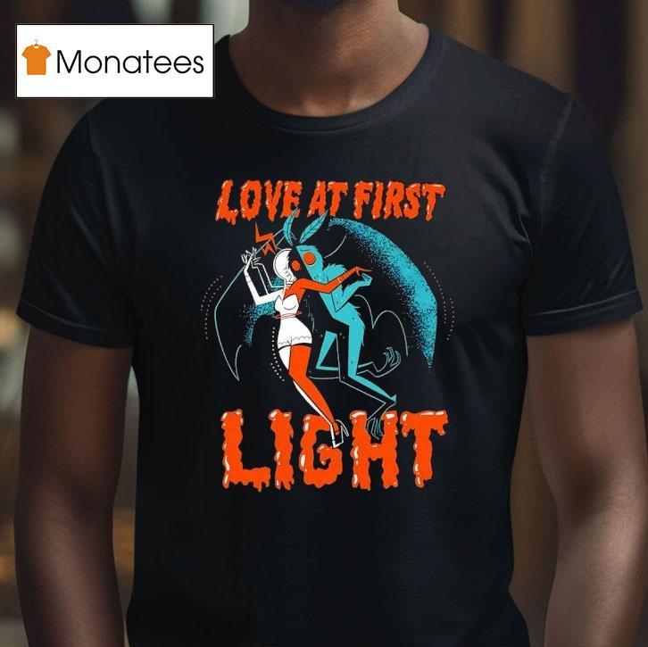 Mothman Love At First Ligh T Shirt Mothman Love At First Ligh T Shirt