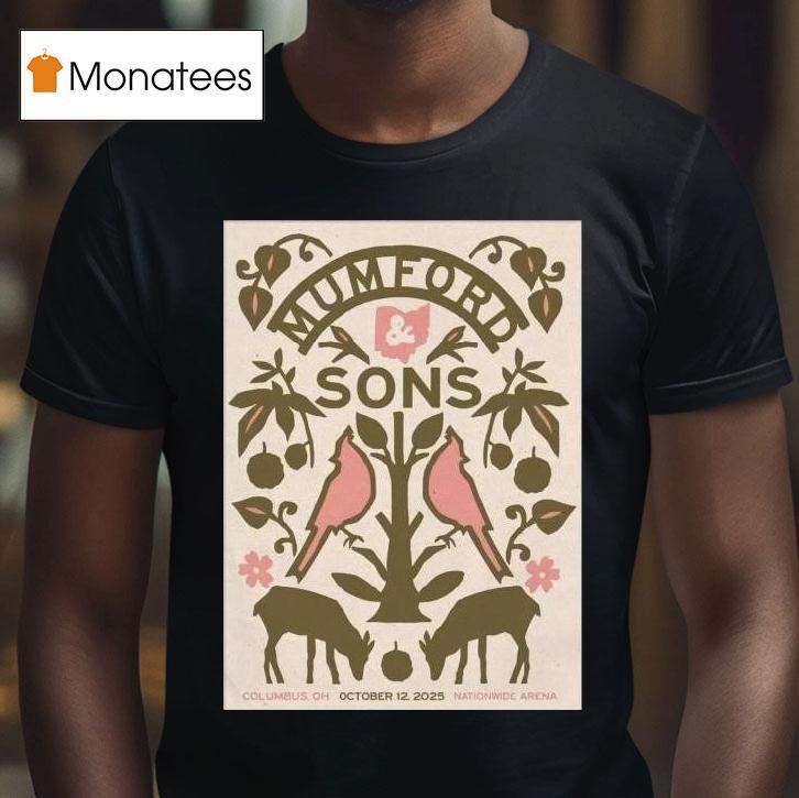 Mumford And Sons Columbus Oh October T Shirt Mumford And Sons Columbus Oh October T Shirt