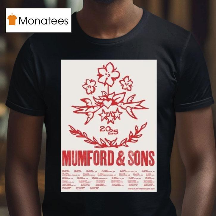Mumford And Sons Rushmere North America Tour Schedule Dates T Shirt Mumford And Sons Rushmere North America Tour Schedule Dates T Shirt