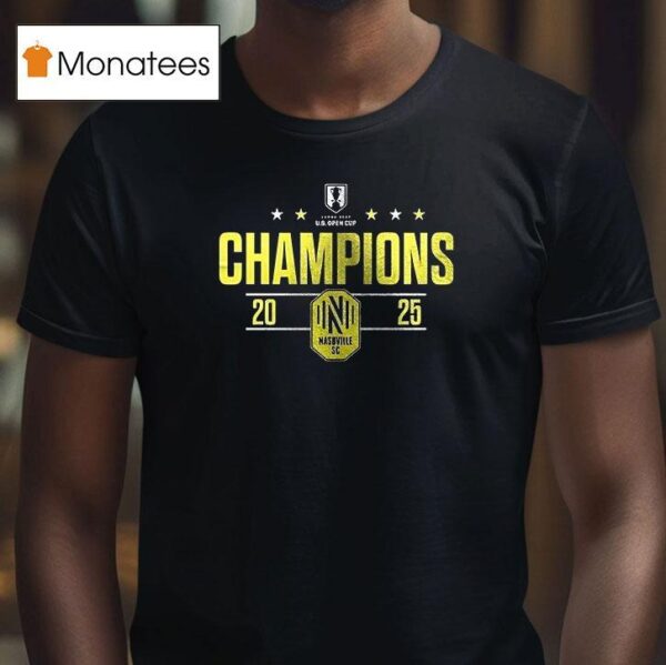 Nashville Sc Us Open Cup Champions Team Graphic T Shirt