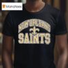 New Orleans Saints Victory Baseball Logo T Shirt