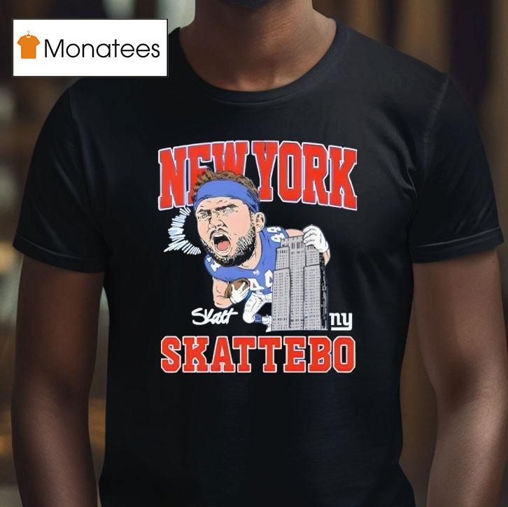 New York Giants Cam Skattebo Football Signature T Shirt New York Giants Cam Skattebo Football Signature T Shirt
