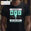 New York Liberty Basketball Nyc City Skyline T Shirt