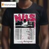 Niis October Tour T Shirt