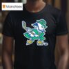 Notre Dame Hockey Leprechaun Irish T Shirt