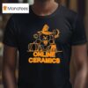 Online Ceramics Witch Bear Halloween T Shirt