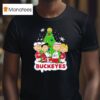 Peanuts Characters X Ohio State Buckeyes Chrismas T Shirt