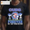 Peanuts Comic X Chicago Cubs Forever Not Just When We Win T Shirt