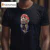 Philadelphia Ers Allen Iverson Portrait Graphic Signature T Shirt