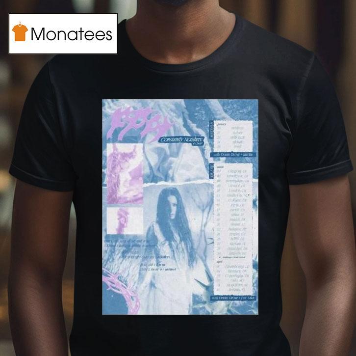 Poppy Constantly Nowhere Aus Eu Uk Tour T Shirt Poppy Constantly Nowhere Aus Eu Uk Tour T Shirt