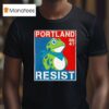 Portland Resist Frog T Shirt