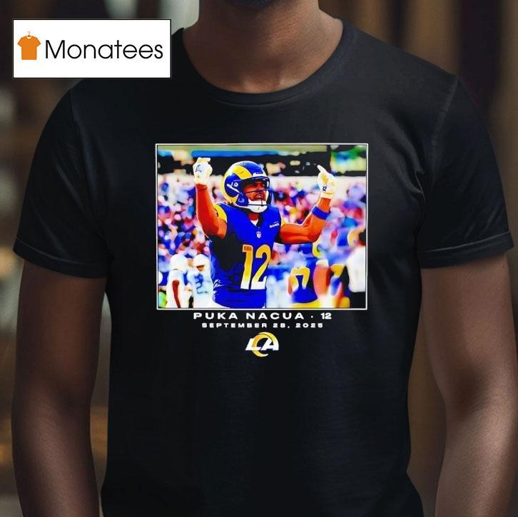 Puka Nacua Los Angeles Rams Football Nfl T Shirt Puka Nacua Los Angeles Rams Football Nfl T Shirt