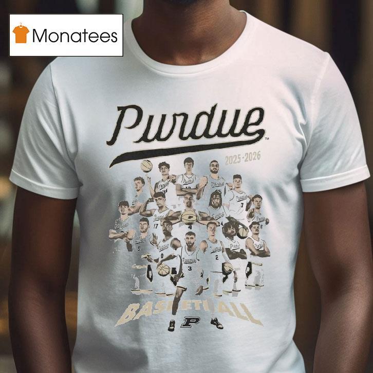 Purdue Boilermakers Basketball Team T Shirt Purdue Boilermakers Basketball Team T Shirt