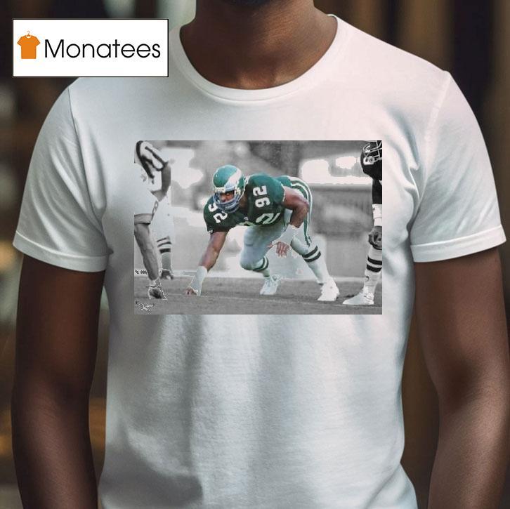 Reggie White Philadelphia Eagles Pay Homage Tri Blend T Shirt Reggie White Philadelphia Eagles Pay Homage Tri Blend T Shirt