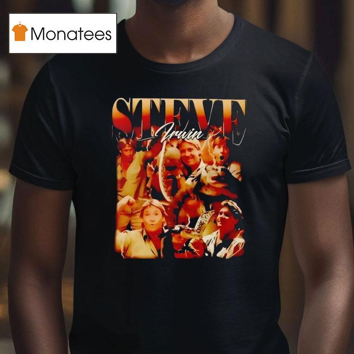 Rhea Ripley Steve Irwin Vintage T Shirt Rhea Ripley Steve Irwin Vintage T Shirt