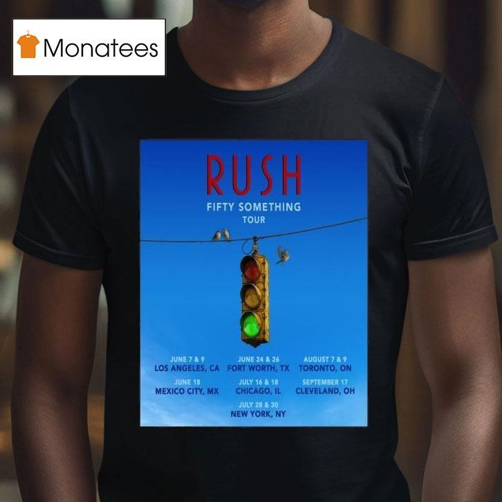 Rush Fifty Something Tour T Shirt Rush Fifty Something Tour T Shirt