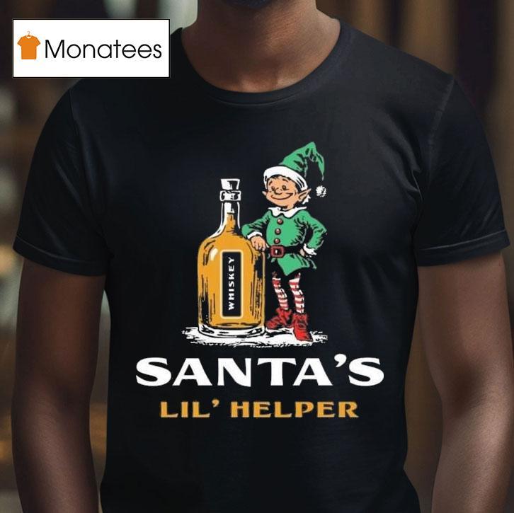 Santa S Lil Helper Christmas T Shirt Santa S Lil Helper Christmas T Shirt