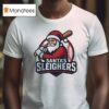 Santa S Sleighers Logo Christmas T Shirt