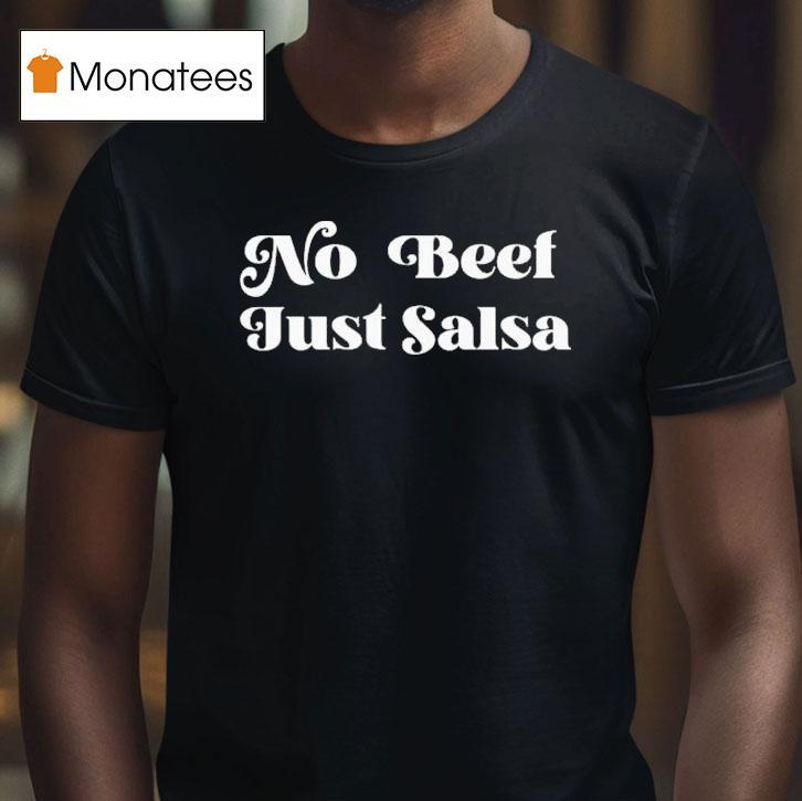 Selena Gomez Wearing No Beef Just Salsa T Shirt Selena Gomez Wearing No Beef Just Salsa T Shirt