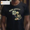 Skeleton Eating Brain Bone Appeti T Shirt