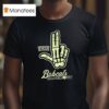 Skeleton Hand Txst Texas State Bobcats Blackou T Shirt