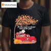 Snoopy Charlie Brown X Georgia Bulldogs Truck It S The Most Wonderful Time Of The Year Halloween T Shirt