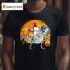 Snoopy Ride T Rex Halloween T Shirt