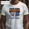Sunflower Showdown Kansas State Wildcats Vs Kansas Jayhawks Football T Shirt