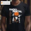 Tenderfoot Tv Radio Rental Foreign Film Pumpkin Head Halloween T Shirt