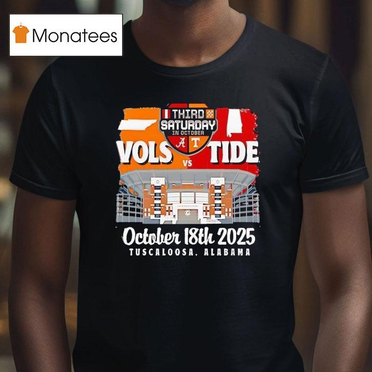 Tennessee Volunrs Vs Alabama Crimson Tide October Th T Shirt Tennessee Volunrs Vs Alabama Crimson Tide October Th T Shirt